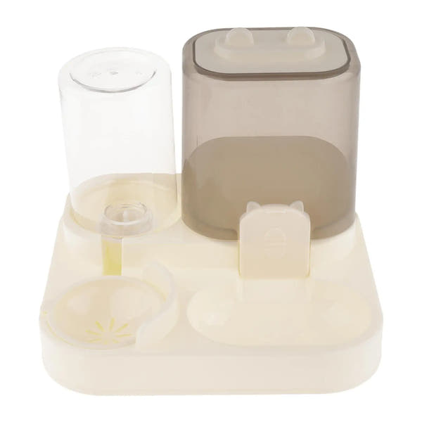 Automatic Pet Feeder Removable Household Convenient Food Container Water Dispenser for Kitten