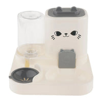 Automatic Pet Feeder Removable Household Convenient Food Container Water Dispenser for Kitten
