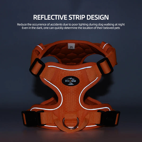 Adjustable No-Pull Reflective Dog Harness for Medium to Large Breeds 